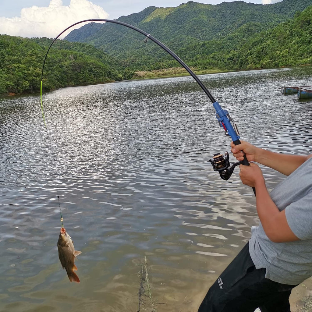 Telescopic Fishing Rod and Reel Combo Saltwater Freshwater Kit J221197