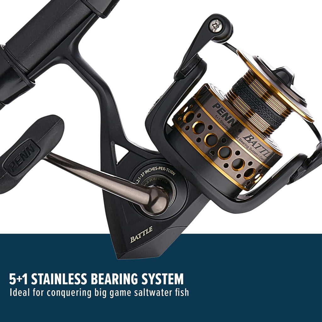 Penn Battle Spinning Reel and Fishing Rod Combo O70263