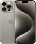 Apple iPhone 15 Pro Max, 256GB, Natural Titanium - AT&T (Renewed)