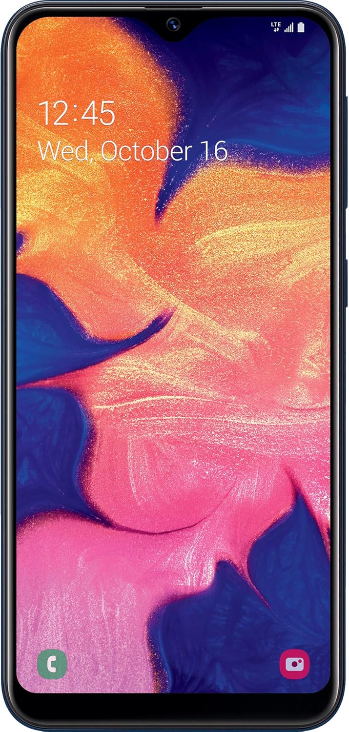 Tracfone Samsung Galaxy A10e 4G LTE Prepaid Smartphone (Locked) - Black - 32GB - SIM Card Included - CDMA