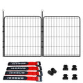 Dog Playpen Outdoor 36" High Heavy Duty for Medium/Large Dogs with Stakes V166