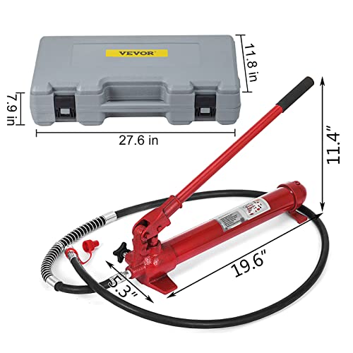 VEVOR 4 Ton Porta Power Kit, Portable Hydraulic Jack with Storage Case O303969