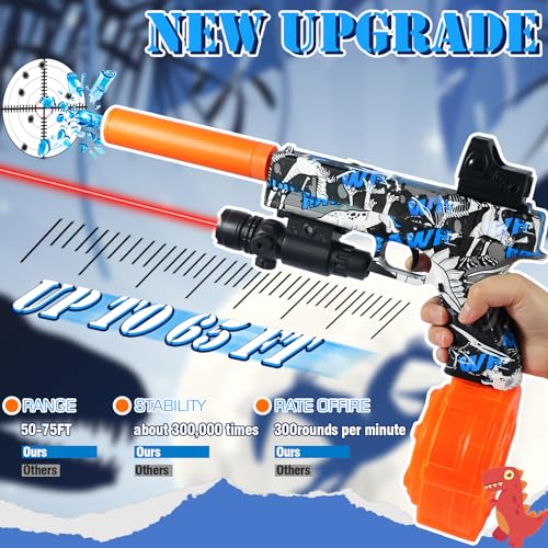 Automatic Gel Ball Blaster with Drum and Goggles W527706
