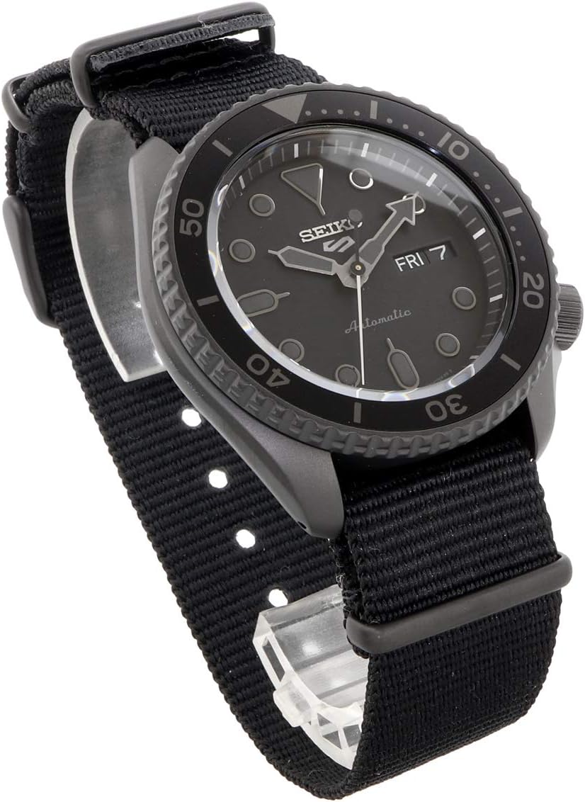 Seiko 5 Sports SKX Street Style Automatic Watch SRPD79 All Black A301889