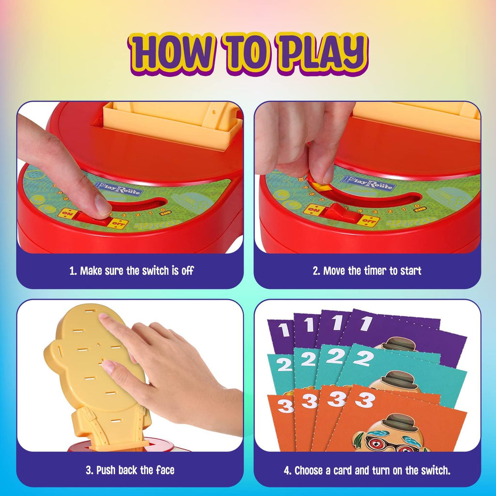 Funny Face Pop Up Game for Kids Ages 4-8, Family Board Game B26863