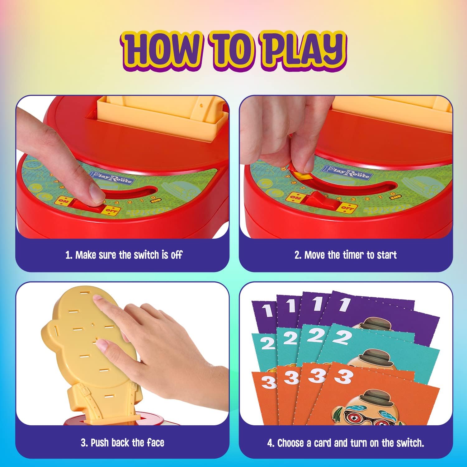 Funny Face Pop Up Game for Kids Ages 4-8, Family Board Game B26863