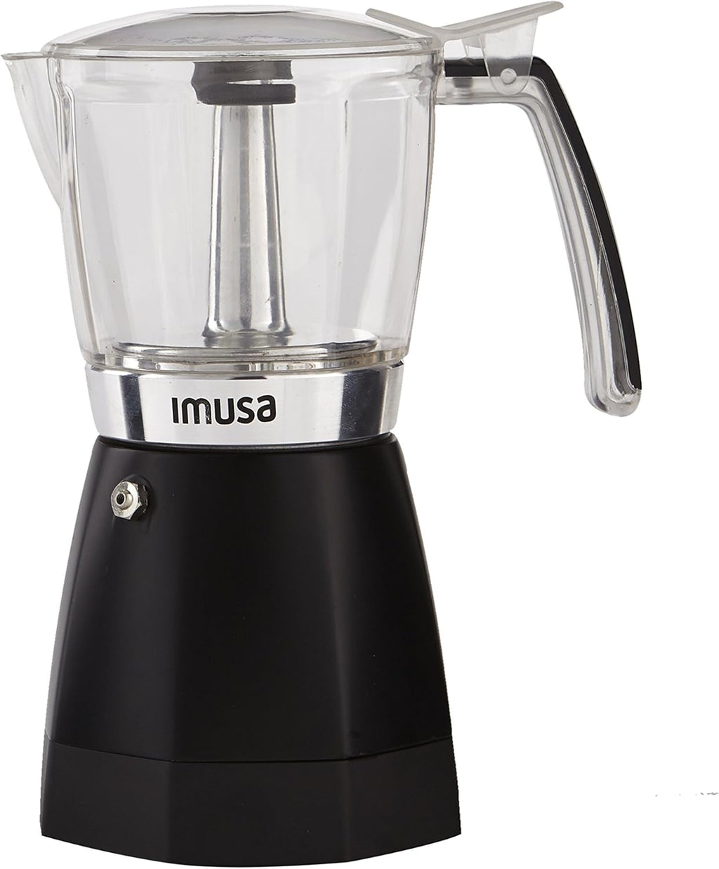 Imusa Black Espresso Maker, 3-6-Cup J2071