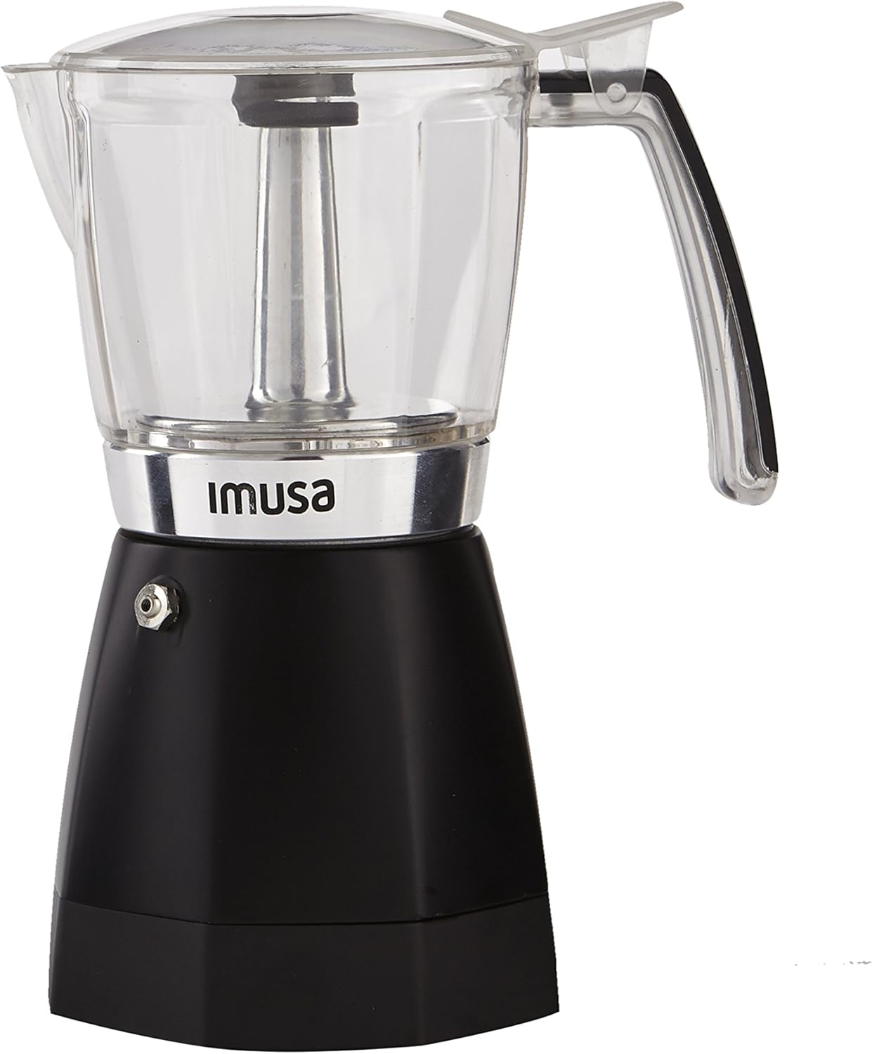 Imusa Black Espresso Maker, 3-6-Cup J2071