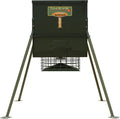 Texas Hunter Stand and Fill Wildlife & Deer Feeder w/ 4-Foot Stand and Fill Legs - 650 lb. Corn Capacity - Model TF650L4 …