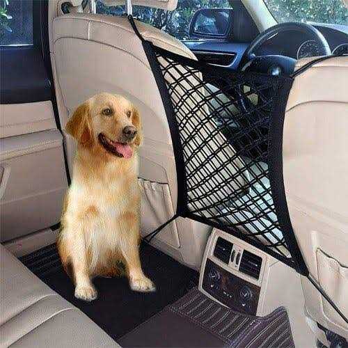 DYKESON Dog Car Net Barrier Pet Barrier with Auto Safety Mesh Organizer R4084