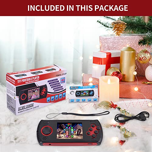 16 Bit Handheld Game Console for Kids with 230 HD Classic Retro Games K20118