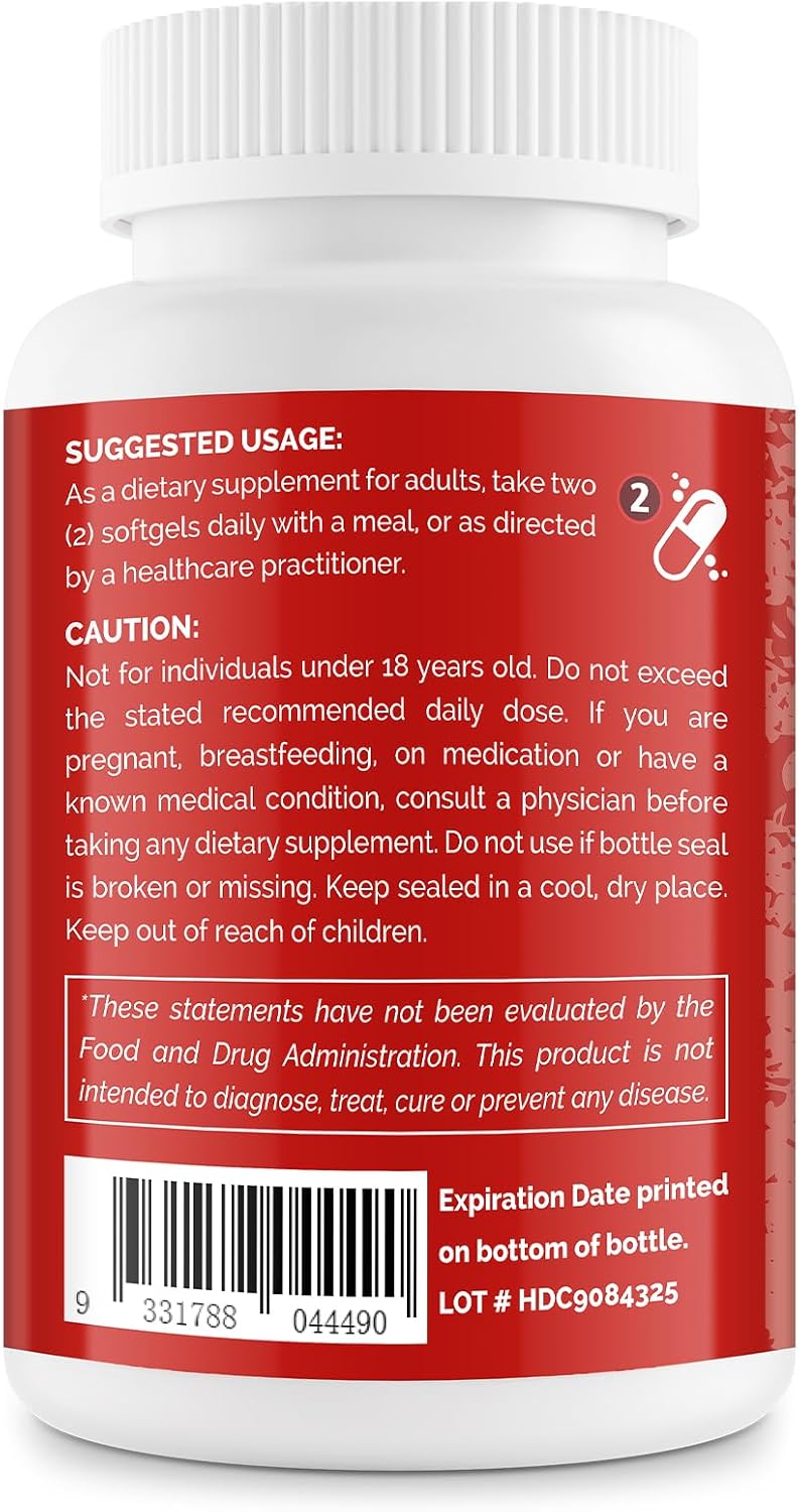 Urolithin A 1500mg Softgels, 120 Count E24760