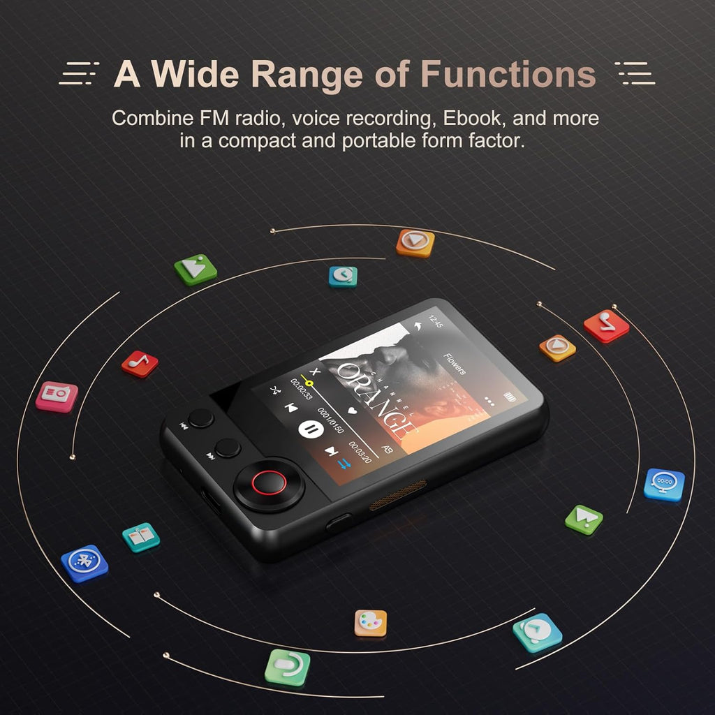MECHEN D53 128GB Bluetooth MP3 Player with 2.4" Touch Screen Q8938