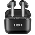 Wireless Earbuds, Bluetooth 5.3 Headphones Stereo Bass with Noise Cancelling Mic, 48Hrs Playtime in Ear Ear Buds with LED Power Display Charging Case, IPX7 Waterproof Earphones for Android iOS Sports
