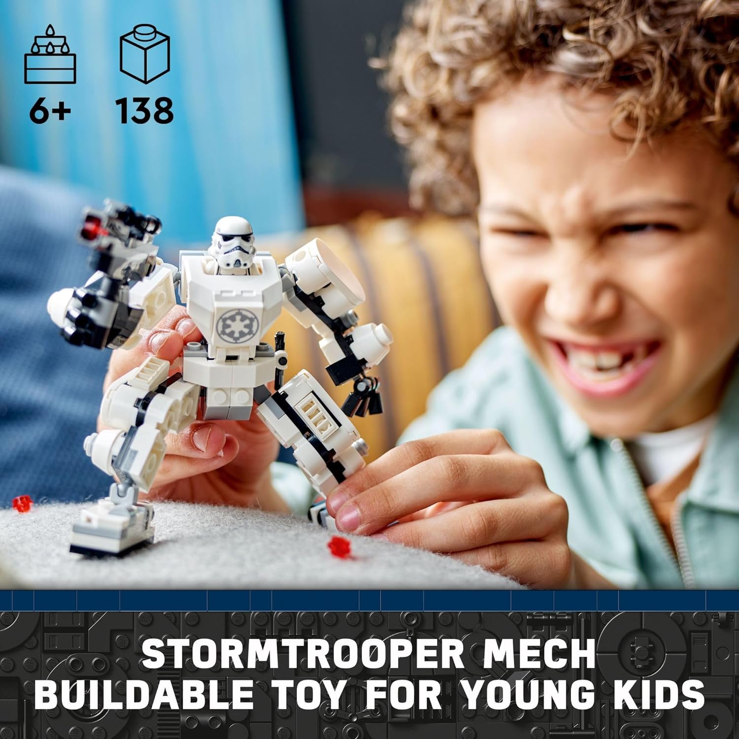 LEGO Star Wars Stormtrooper Mech 75370 Buildable Action Figure with Minifigure E283