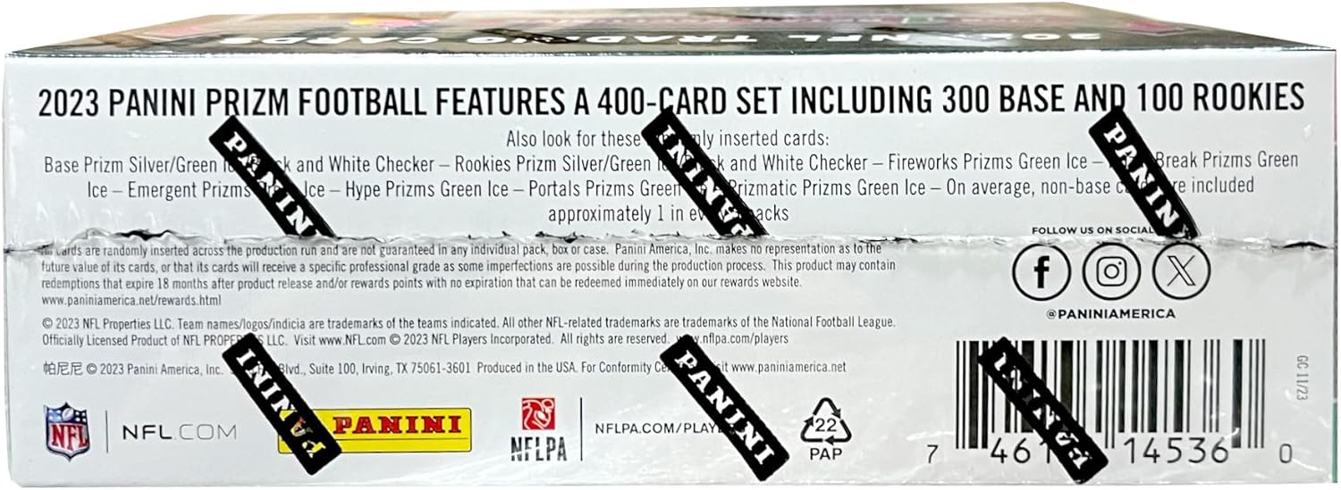 2023 Panini Prizm Football 24-Pack Retail Box B360685
