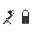 gb Pockit+ All-Terrain Ultra Compact Lightweight Travel Stroller with Canopy, Reclining Seat, and gb Pockit Stroller Travel Bag