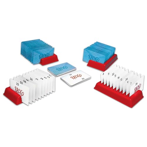 Rack-O Retro Game by Winning Moves Games USA, Classic Tabletop Game for Families, Ages 8+ R697269