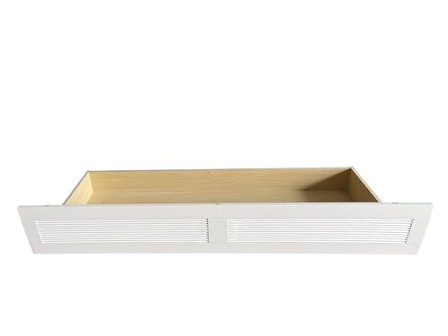Queen Size Murphy Bed with Desk & Charging Station, White K505073
