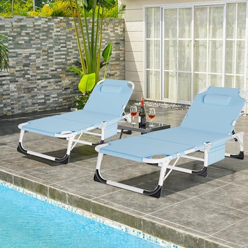 ABORON Folding Camping Cot with Mat for Adults, Heavy Duty Outdoor Bed with Carry Bag C211720