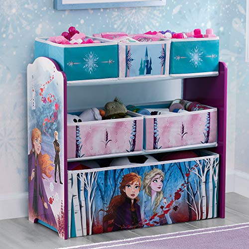 Delta Children 6 Bin Toy Storage Organizer, Disney Princess G9256