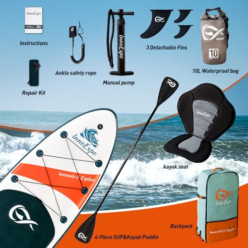 InnoExpo Inflatable Stand Up Paddle Board with Premium Accessories C20354
