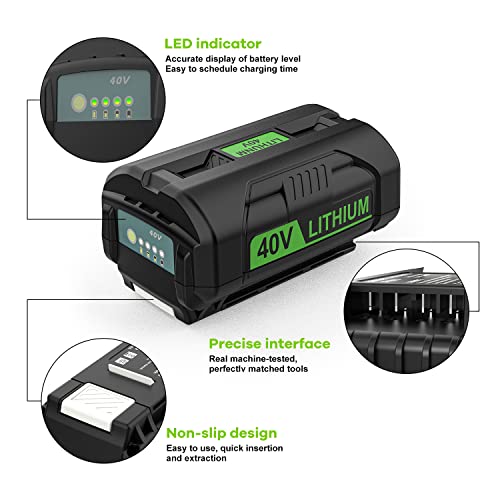 40V 6500mAh Lithium-ion Battery for Ryobi 40V Cordless Tools B102