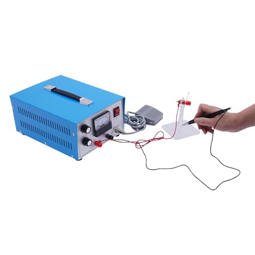 Jewelry Spot Welder, 500W Adjustable Pulse Welding Machine with Foot Pedal B1280