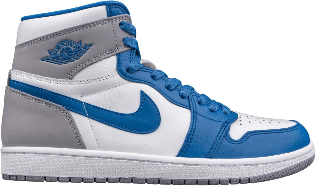 Jordan Men's 1 Retro High OG True Blue/White-Cement Grey (DZ5485 410) - 11