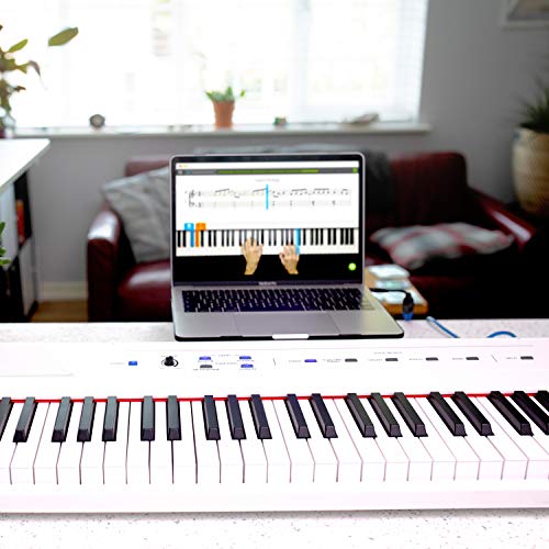 Alesis Recital 88 Key Digital Piano Keyboard with Semi Weighted Keys Q3138
