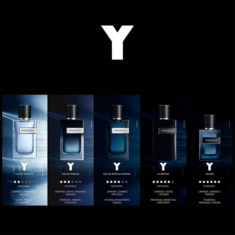 Yves Saint Laurent Y L'Elixir Parfum Spray for Men, 2.0 oz W4889