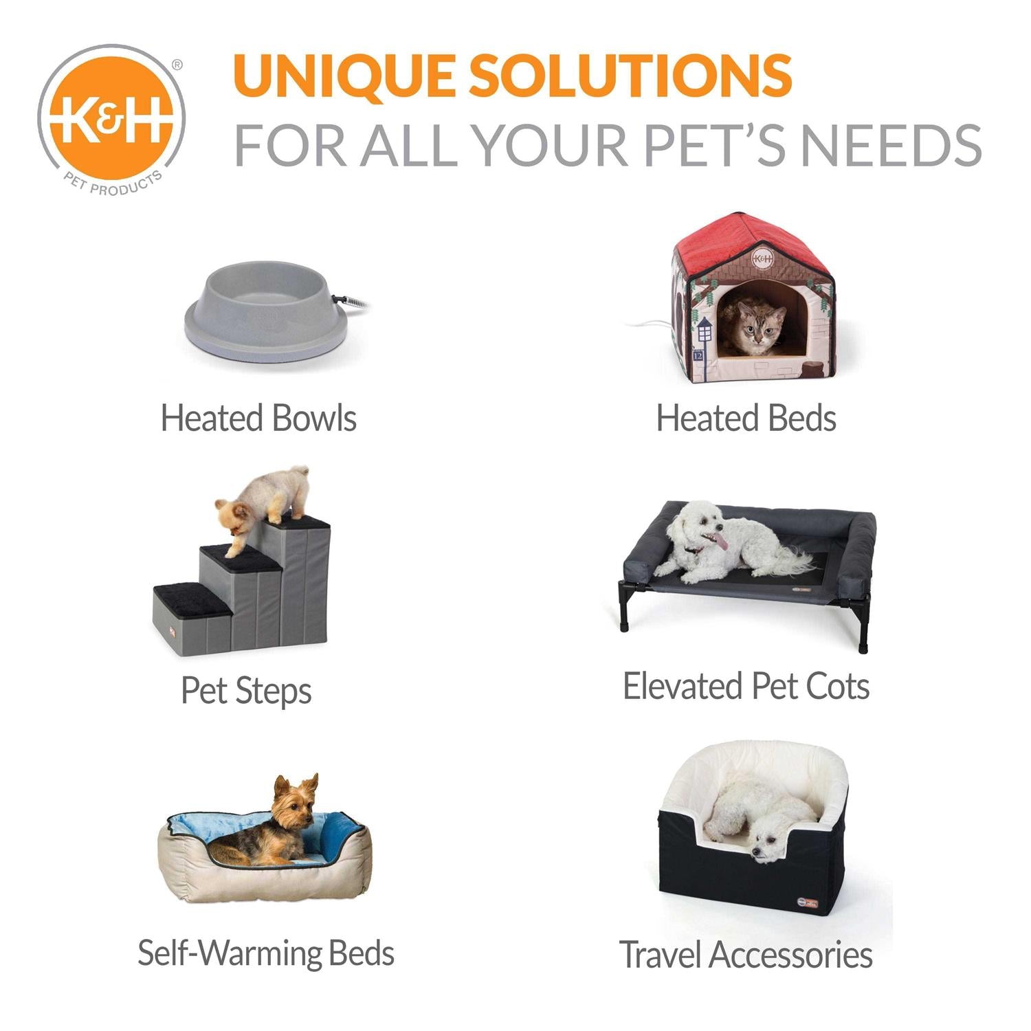K&H Lectro-Soft Outdoor Heated Pet Bed U932625