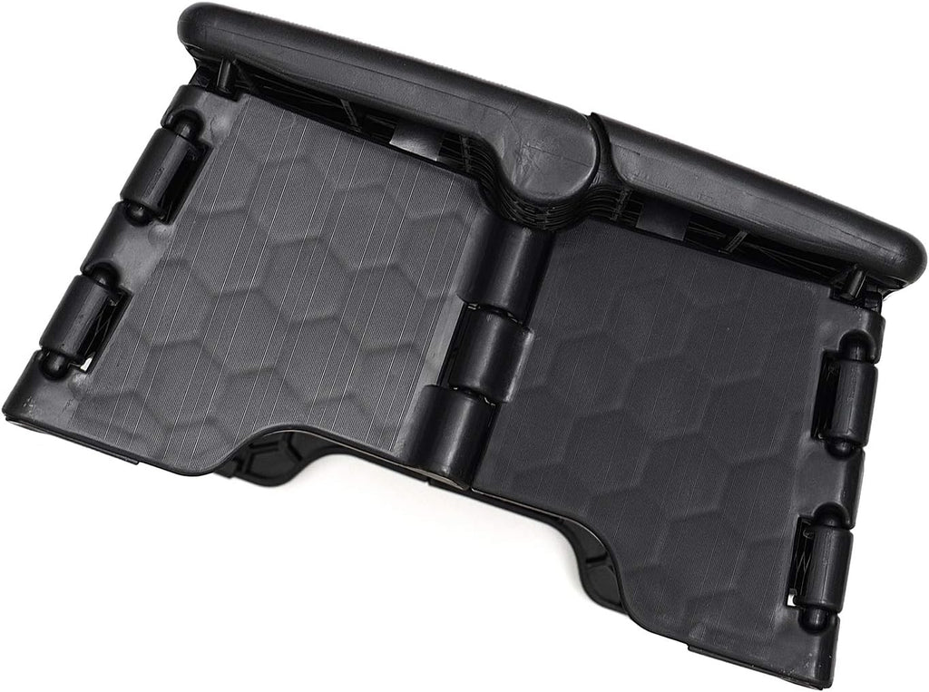Portable Folding Step Stool, 5 inch Anti-Skid, Holds 300 lbs, Black J45318