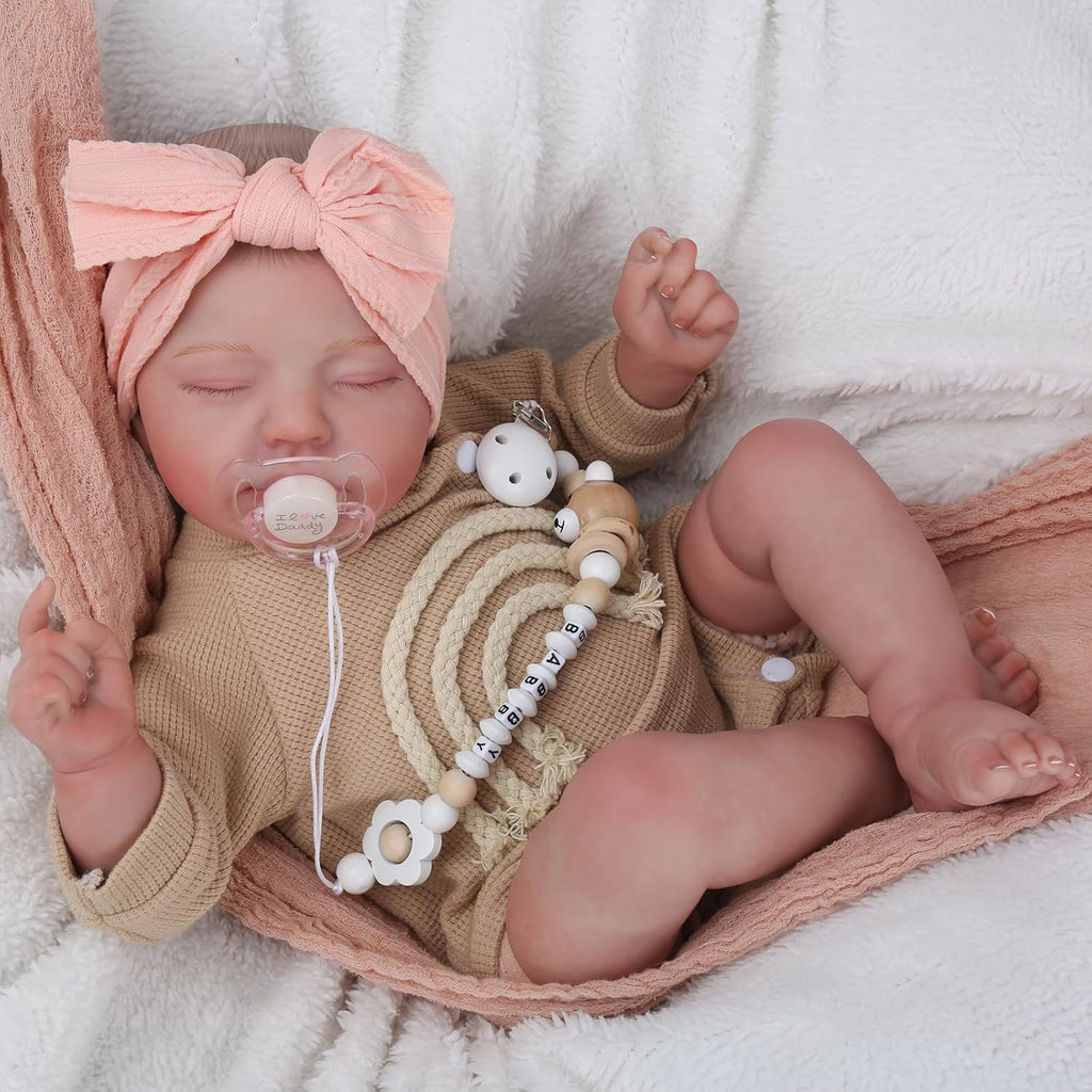 CHAREX Realistic Newborn Baby Doll 20 Inch Sleeping Soft Reborn Doll Z700
