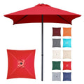 4.9 ft Patio Umbrella - Small Outdoor Table Umbrella with 4 Reinforced Ribs, UV Protection & Waterproof Pool Umbrella for Deck, Balcony, Garden, Lawn, Backyard, Market