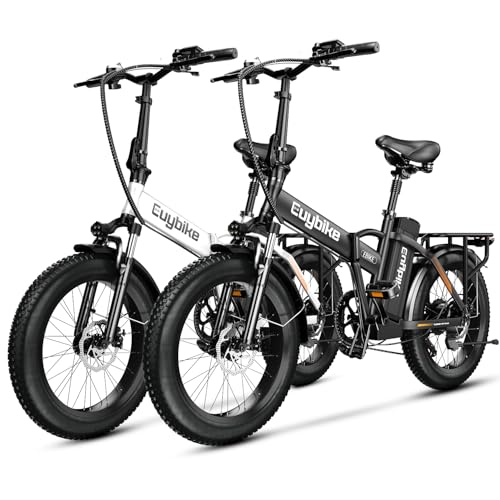 1000W Folding Electric Bike 48V 20AH Removable Battery 20" Fat Tire for Adults S359635