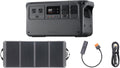 DJI Power 1000 Portable Power Station, 1024Wh Solar Generator with 1x 100W Solar Panel, 4000-Cycle-Life LFP(LiFePO4) Cell, 70-Minute Fast Charging, 2200W Stable Output,Solar Generator for Home Backup