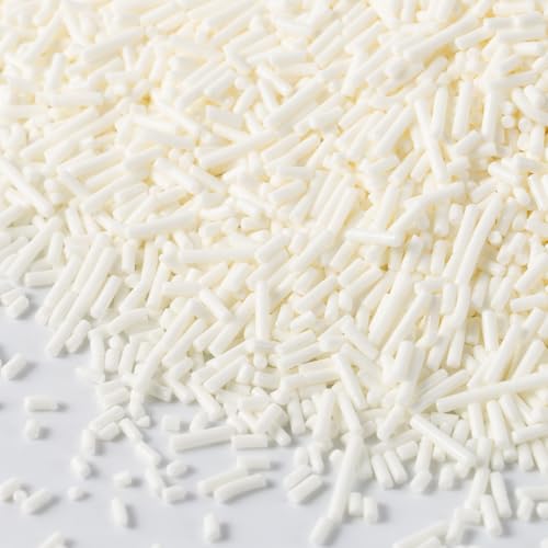 Christmas Sprinkles Bulk 1 lb - Red White Green Round Baking Toppings O347849