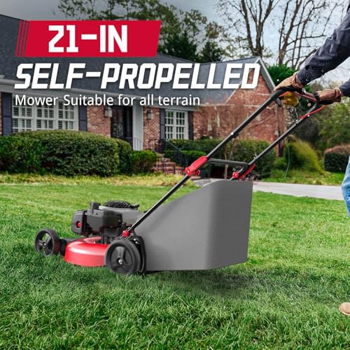 PowerSmart 21" 140cc Self Propelled Lawn Mower, 3-in-1 Z27693