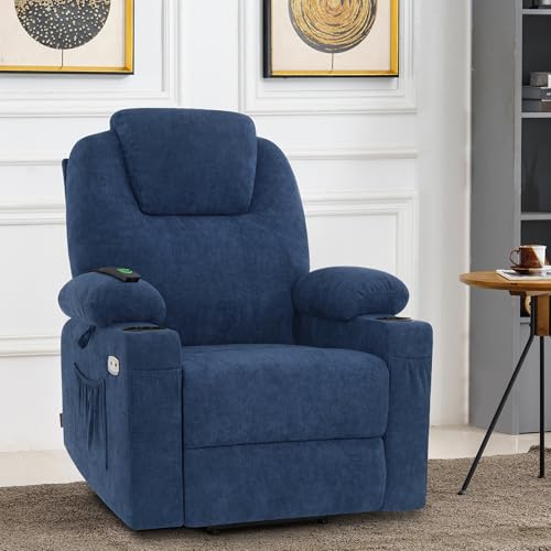 MCombo Small Power Lift Recliner Chair for Elderly with Heat and Massage, USB & Type C Ports J262