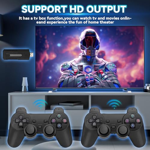 KINMRIS X2 Plus Retro Gaming Console 256G with Two Wireless Controllers A726232