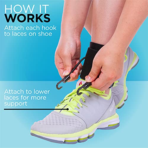 BraceAbility AFO Foot Drop Brace - Adjustable Soft Ankle Foot Orthosis for Men and Women A9215