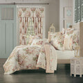 Royal Court Estelle Five Court Full/Queen 3Pc. Quilt Set, Coral, 90X90