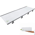 ATEPA Ultralight Folding Camping Cots Backpacking Lightweight Compact Portable Sleeping Bed for Adults for Outdoor Travel, Lawn, Patio, Hiking (4.2 lbs),Beige, 75 × 25× 4.7 inches, Lightbeige