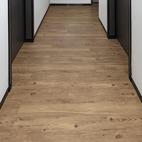Self Adhesive Vinyl Flooring Planks Wood Effect Waterproof Grey 36pcs U963416