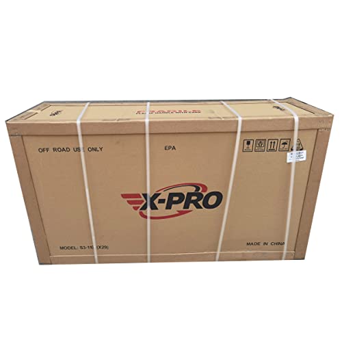 X-PRO X29 110cc Dirt Bike ZongShen Engine, Electric Start, 14"/12" Tires, Orange E314