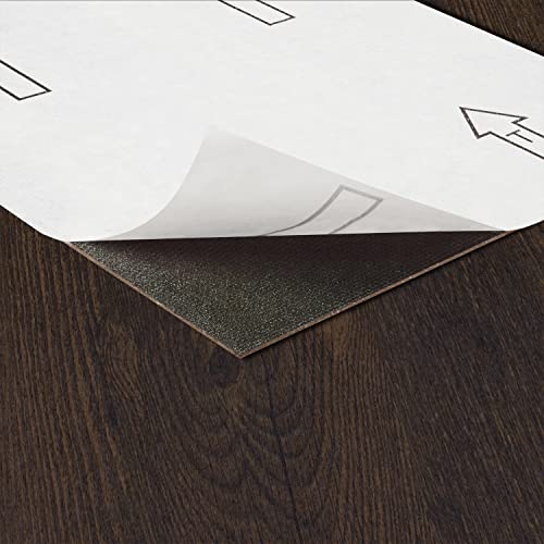 Achim Home Decor Nexus Planks Peel and Stick Vinyl Floor Tile, Hickory, 10-Pack E9163