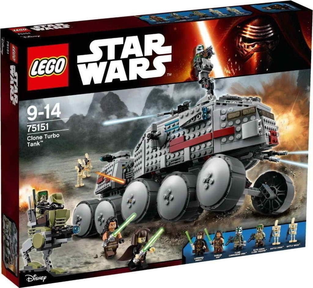 LEGO Star Wars Clone Turbo Tank with Jedis, Battle Droids, and AT-RT | 75151