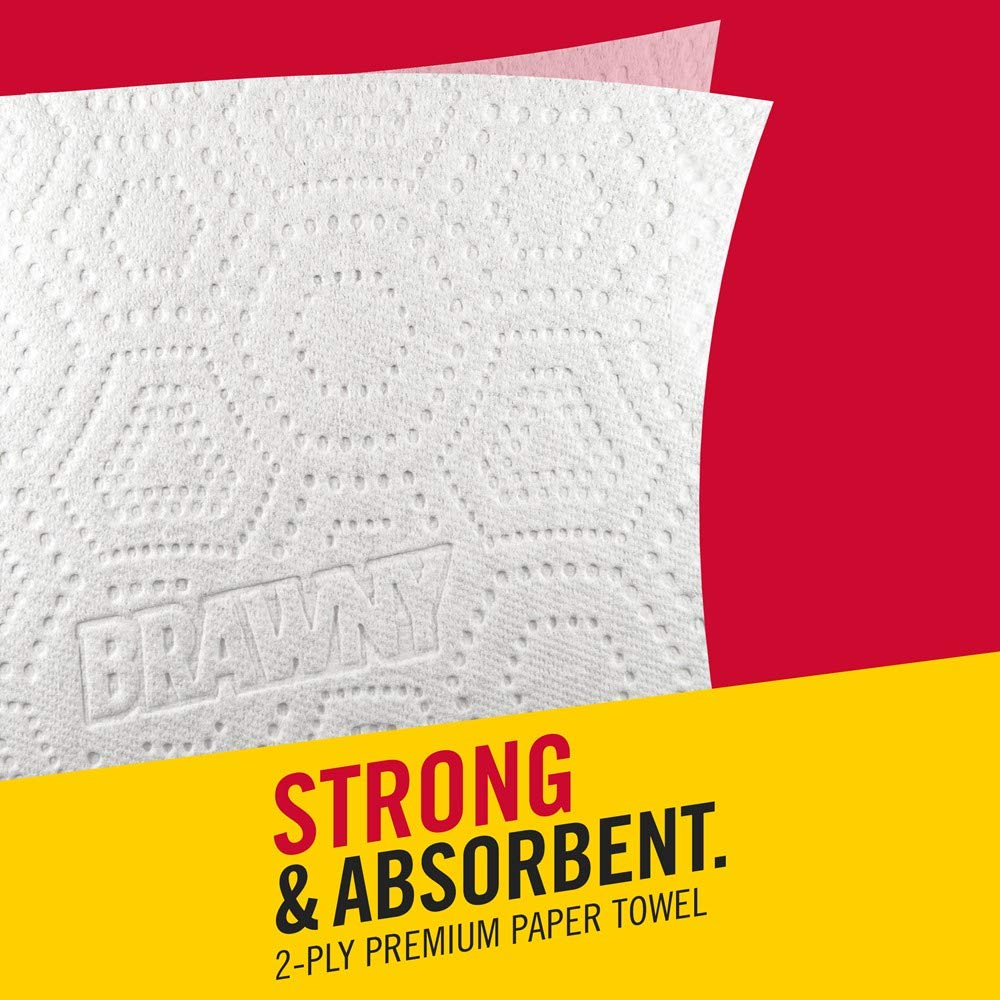 Brawny Paper Towels, 6 Large Rolls, Full Sheet R62853