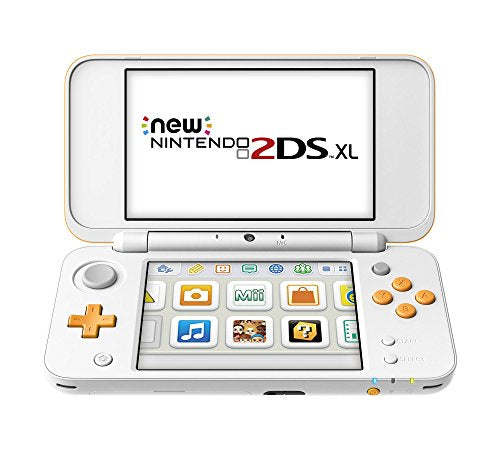 Nintendo New 2DS XL White + Orange (Renewed) D77093